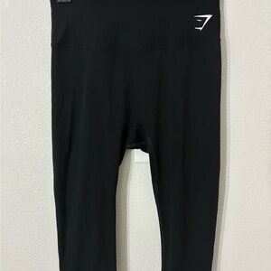 Gymshark Black High Waisted Leggings Women’s Size L Athletic Gym Workout Pants